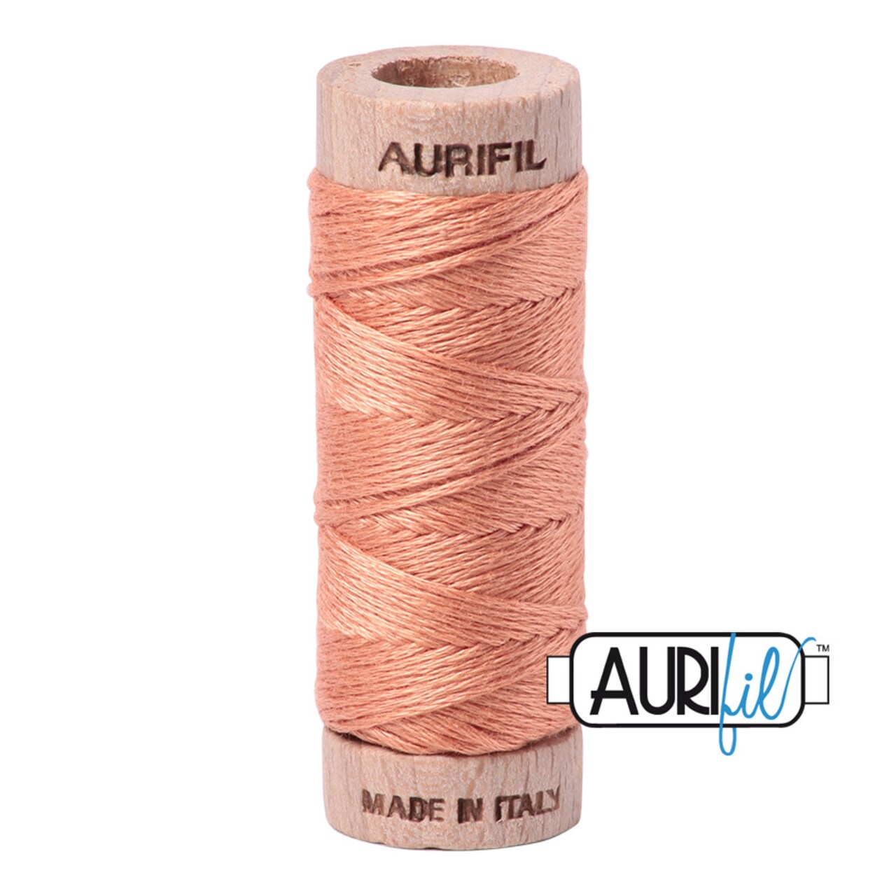Peach (2215) | Aurifloss Small Spool (18M / 18Y) | Aurifil Thread